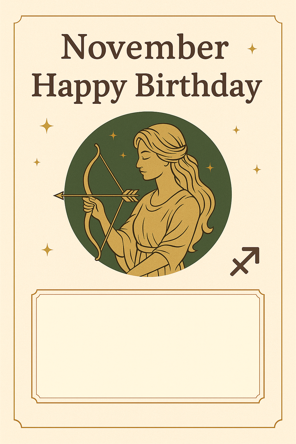 蠍座 メッセージカード